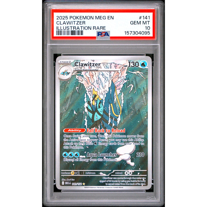 Pokémon TCG: Clawitzer #141 PSA 10-157304095