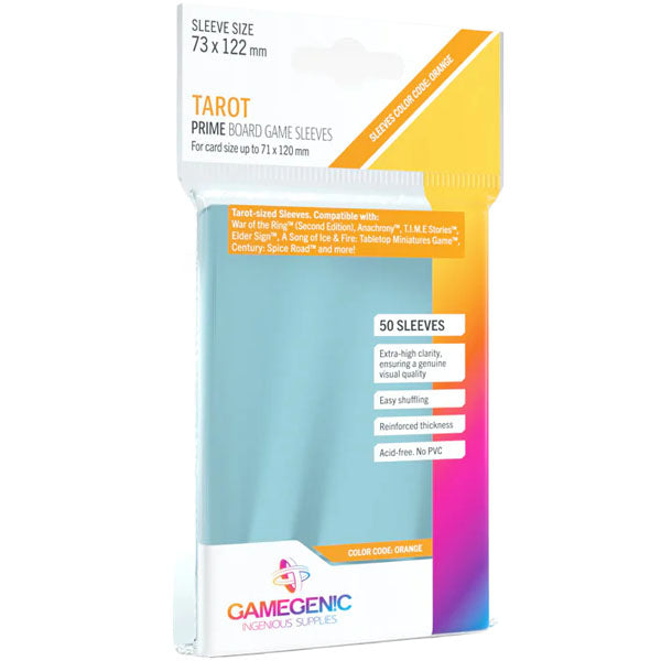 Gamegenic: Tarot Prime Board Game Sleeves (Booster Pack Sleeves) - 50 Stk.