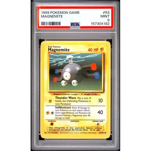 Pokémon TCG: Magnemite #53 PSA 9-157304182