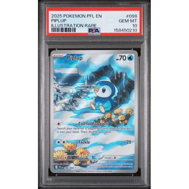 Pokémon TCG: Piplup #098 PSA 10-158450210