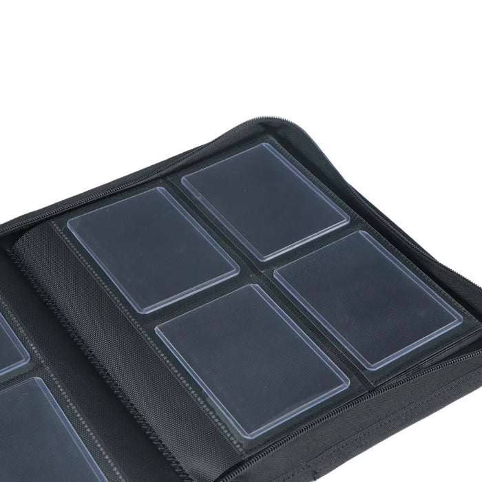 Gemloader Premium 3''X4'' toploader fit collector's binder [112 pockets 2X2] - Open biner