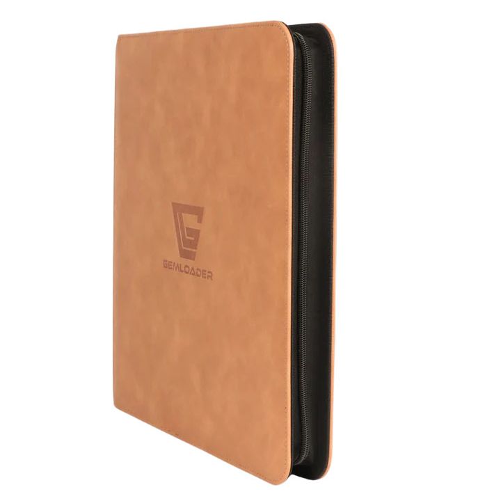 Gemloader Premium Traditional sleeved collectors binder [480 pockets 3X4] - hazel