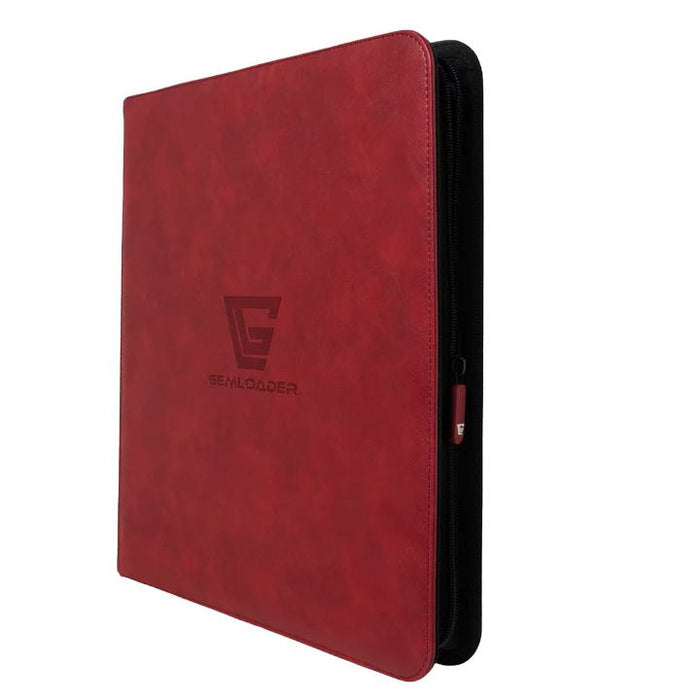 Gemloader Premium Traditional sleeved collectors binder [480 pockets 3X4] - red