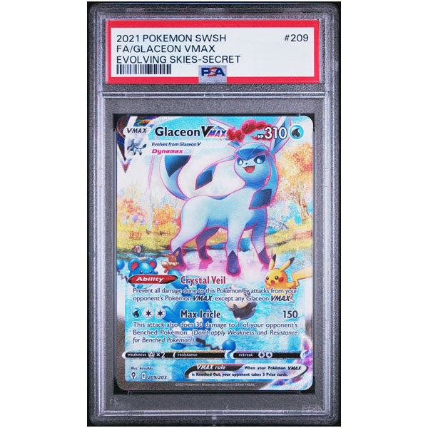 Glaceon VMAX 209/203 Alt Art - Evolving Skies