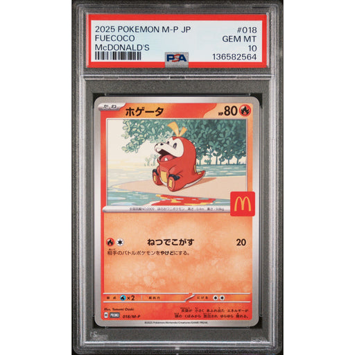 Pokémon TCG: Fuecoco #018 PSA 10 - Japanese-136582564