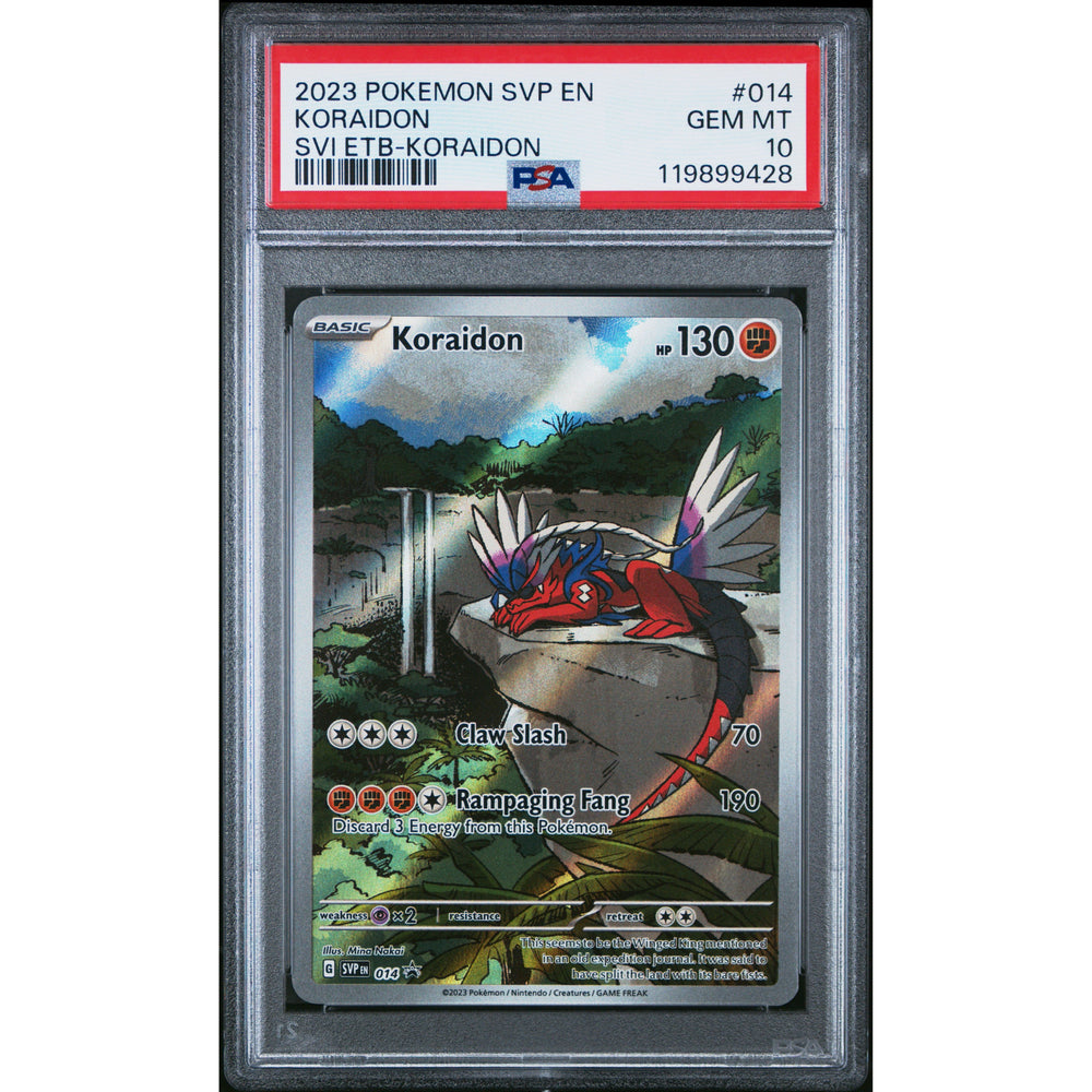 Pokémon TCG: Koraidon #014 PSA 10