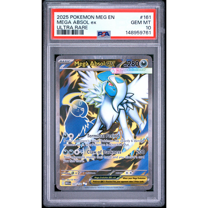 Pokémon TCG: Mega Absol Ex #161 PSA 10-148959761
