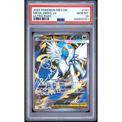 Pokémon TCG: Mega Absol Ex #161 PSA 10 - Mega Evolution
