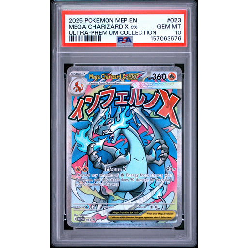 Pokémon TCG: Mega Charizard X Ex #023 PSA 10-157063676
