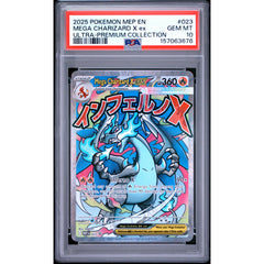 Pokémon TCG: Mega Charizard X Ex #023 PSA 10 - Mega Evolution Promo