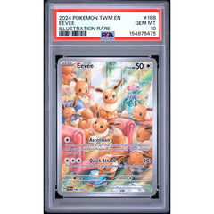 Pokémon TCG: Eevee #188 PSA 10 - Twilight Masquerade