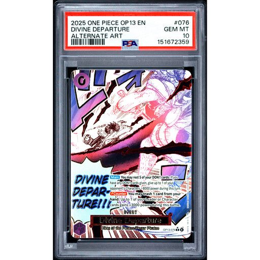 One Piece TCG: Divine Departure #076 PSA 10-151672359