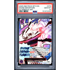 One Piece TCG: Divine Departure #076 PSA 10