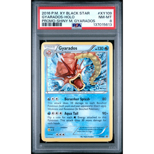 Pokémon TCG: Gyarados XY109 PSA 8 Holo - Black Star Promo