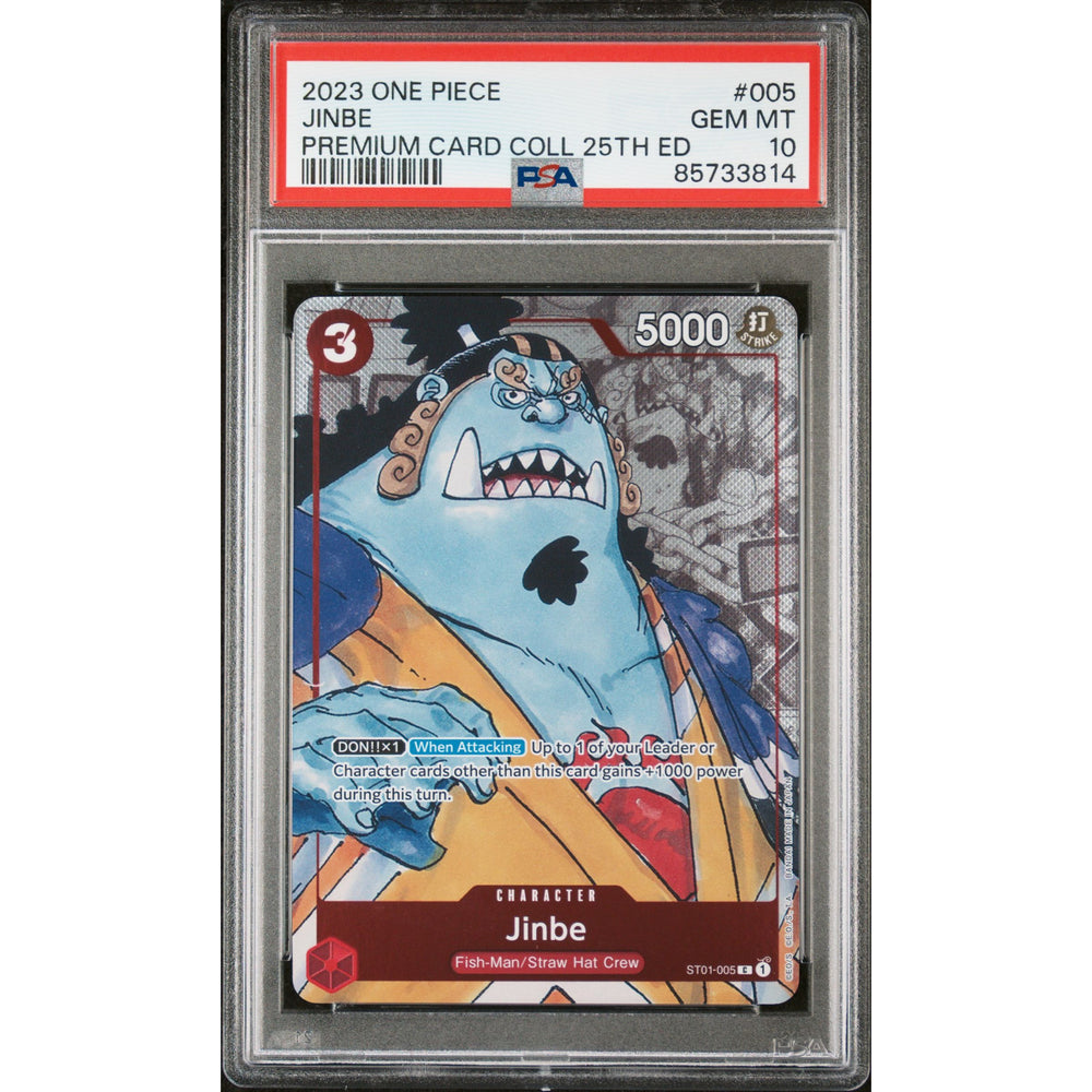 One Piece TCG: Jinbe #005 PSA 10