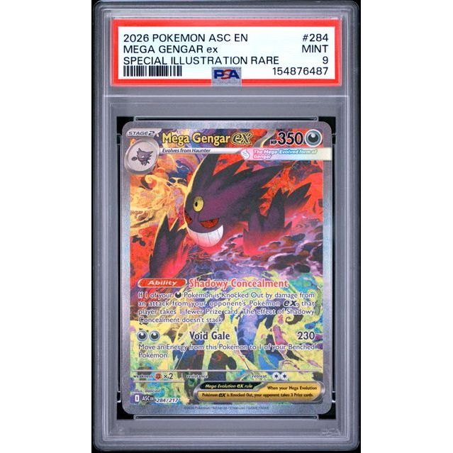 Pokémon TCG: Mega Gengar Ex #284 PSA 9-154876487
