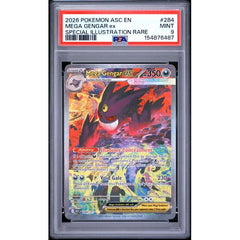 Pokémon TCG: Mega Gengar Ex #284 PSA 9 - Ascended Heroes