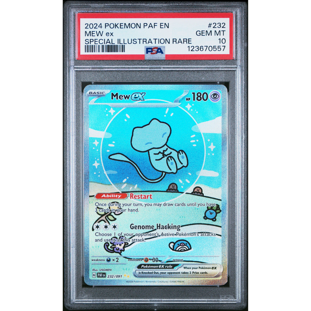 Pokémon TCG: Mew Ex #232 PSA 10 - Paldean Fates
