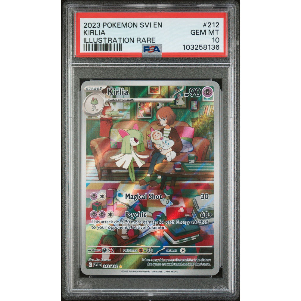 Pokémon TCG: Kirlia #212 PSA 10 - Scarlet & Violet