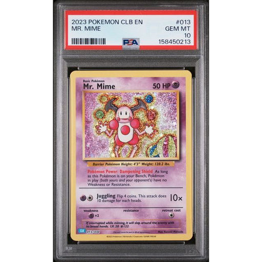 Pokémon TCG: Mr. Mime #013 PSA 10-158450213