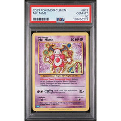 Pokémon TCG: Mr. Mime #013 PSA 10 - CLB