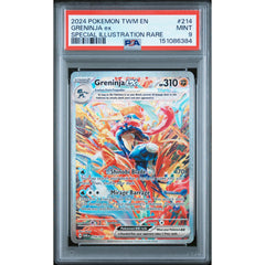Pokémon TCG: Greninja Ex #214 PSA 9 - Twilight Masquerade