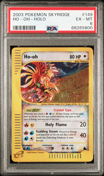 Ho-oh 149/144 Skyridge PSA 6