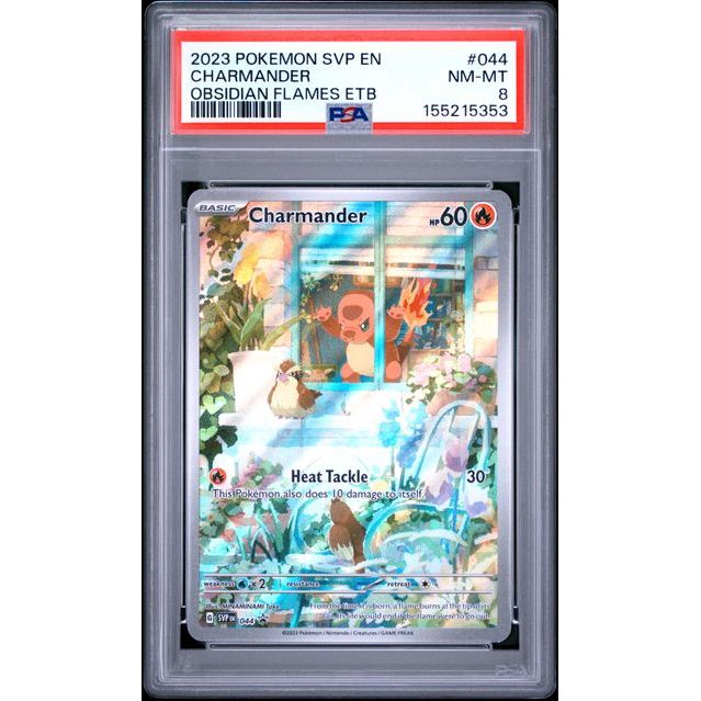 Pokémon TCG: Charmander #044 PSA 8-155215353