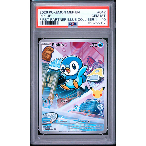 Pokémon TCG: Piplup #042 PSA 10-163255917