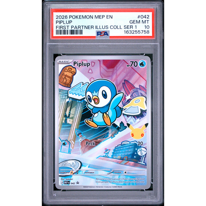 Pokémon TCG: Piplup #042 PSA 10-163255758