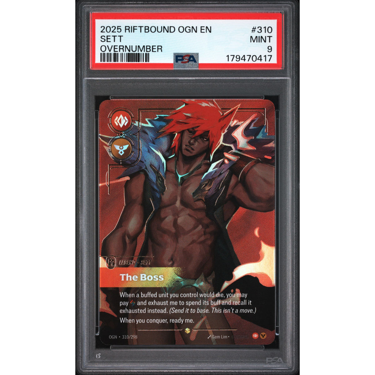 Riftbound: Sett #310 PSA 9-179470417