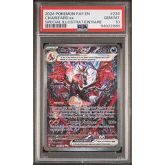 Pokémon TCG: Charizard Ex #234 PSA 10 - Paldean Fates
