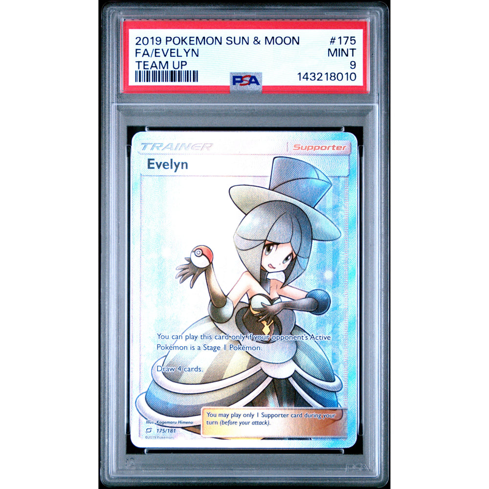Pokémon TCG: Evelyn #175 PSA 9 - Team Up