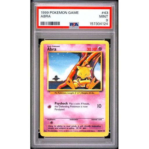 Pokémon TCG: Abra #43 PSA 9-157304124