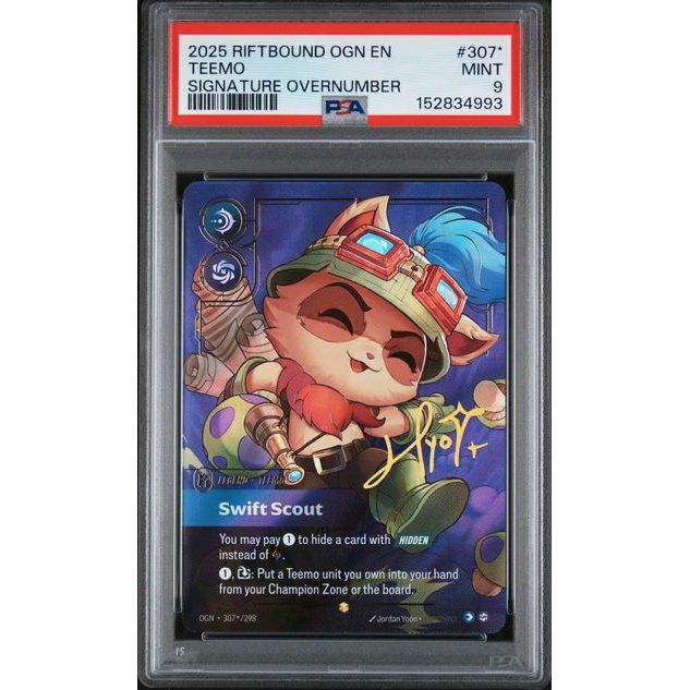 Riftbound: Teemo 307* PSA 9-152834993