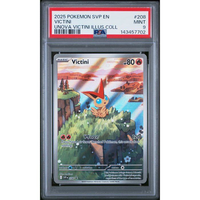 Pokémon TCG: Victini #208 PSA 9 - Scarlet & Violet Promo-143457702