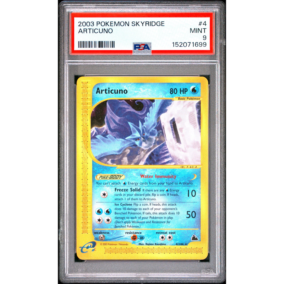 Pokémon TCG: Articuno #4 PSA 9-152071699