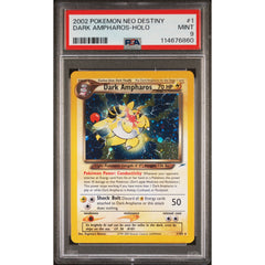 Pokémon TCG: Dark Ampharos #1 PSA 9 Holo - Neo Destiny