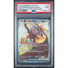 Pokémon TCG: Bloodmoon Ursaluna Ex 216 PSA 9 - Twilight Masquerade