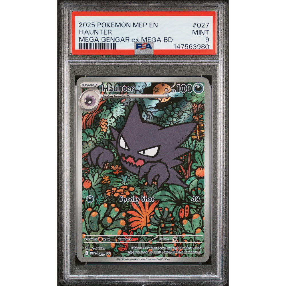 Pokémon TCG: Haunter #027 PSA 9 - Mega Evolution promokort