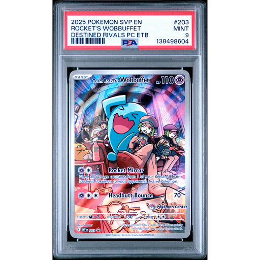 Pokémon TCG: Rocket's Wobbuffet #203 PSA 9 - Destined Rivals-138498604