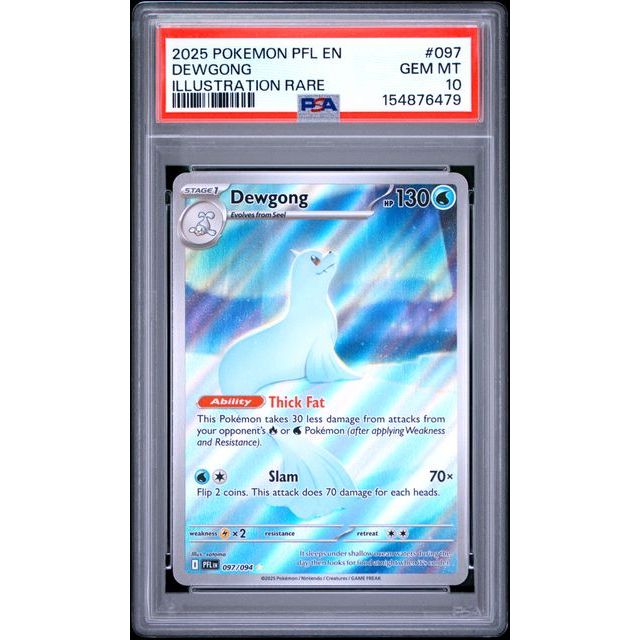 Pokémon TCG: Dewgong #097 PSA 10-154876479