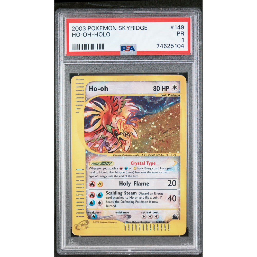 Pokémon TCG: Ho-Oh #149 PSA 1 Holo - Skyridge