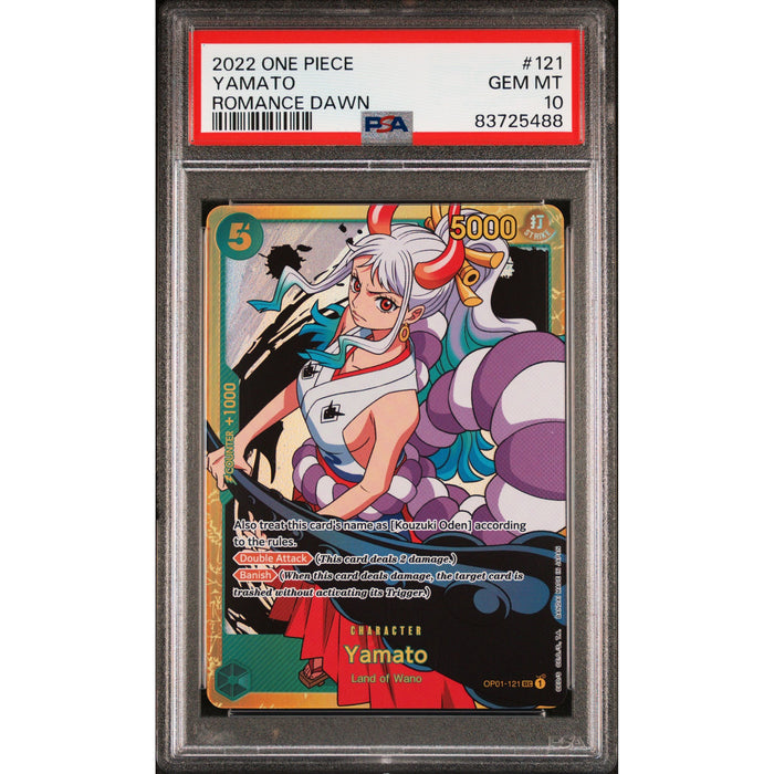 One Piece TCG: Yamato #121 PSA 10-83725488