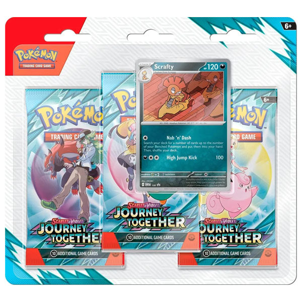 Pokémon TCG: Journey Together 3-pack Blister