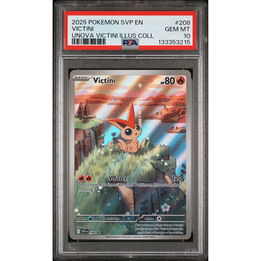 Pokémon TCG: Victini #208 PSA 10 - Scarlet & Violet Promo-133353215