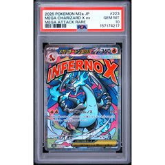 Pokémon TCG: Mega Charizard X Ex #223 PSA 10 - Japanese