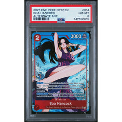 One Piece TCG: Boa Hancock #014 PSA 8