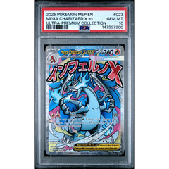 Pokémon TCG: Mega Charizard X Ex #023 PSA 10 - Mega Evolution Promo
