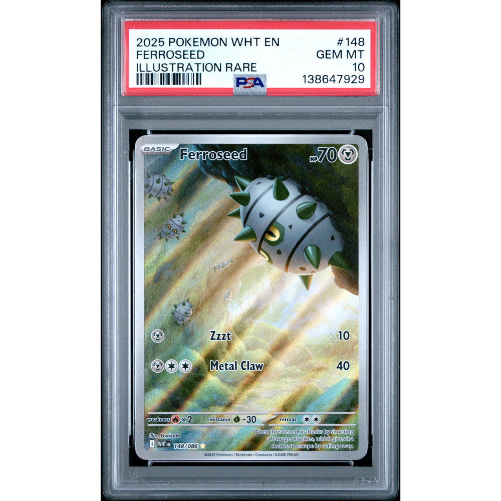 Pokémon TCG: Ferroseed #148 PSA 10